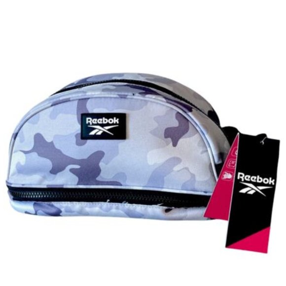 🆕 Reebok Men's Toiletry Bag - Gray Camo Design ✈️✈️🛳🛳 - Picture 1 of 1